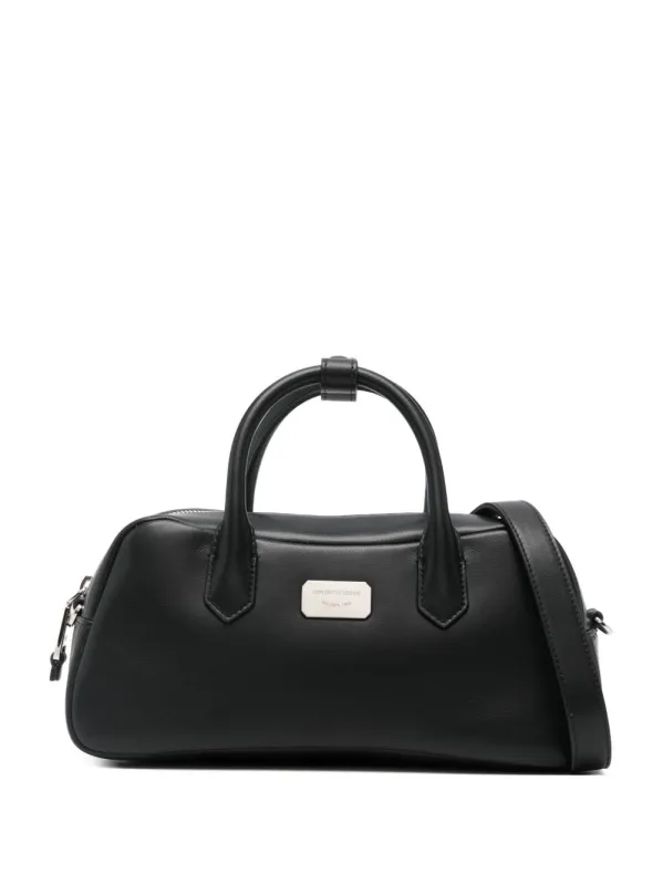 Medium Leather Bowling Bag sold by Wanan Luxury