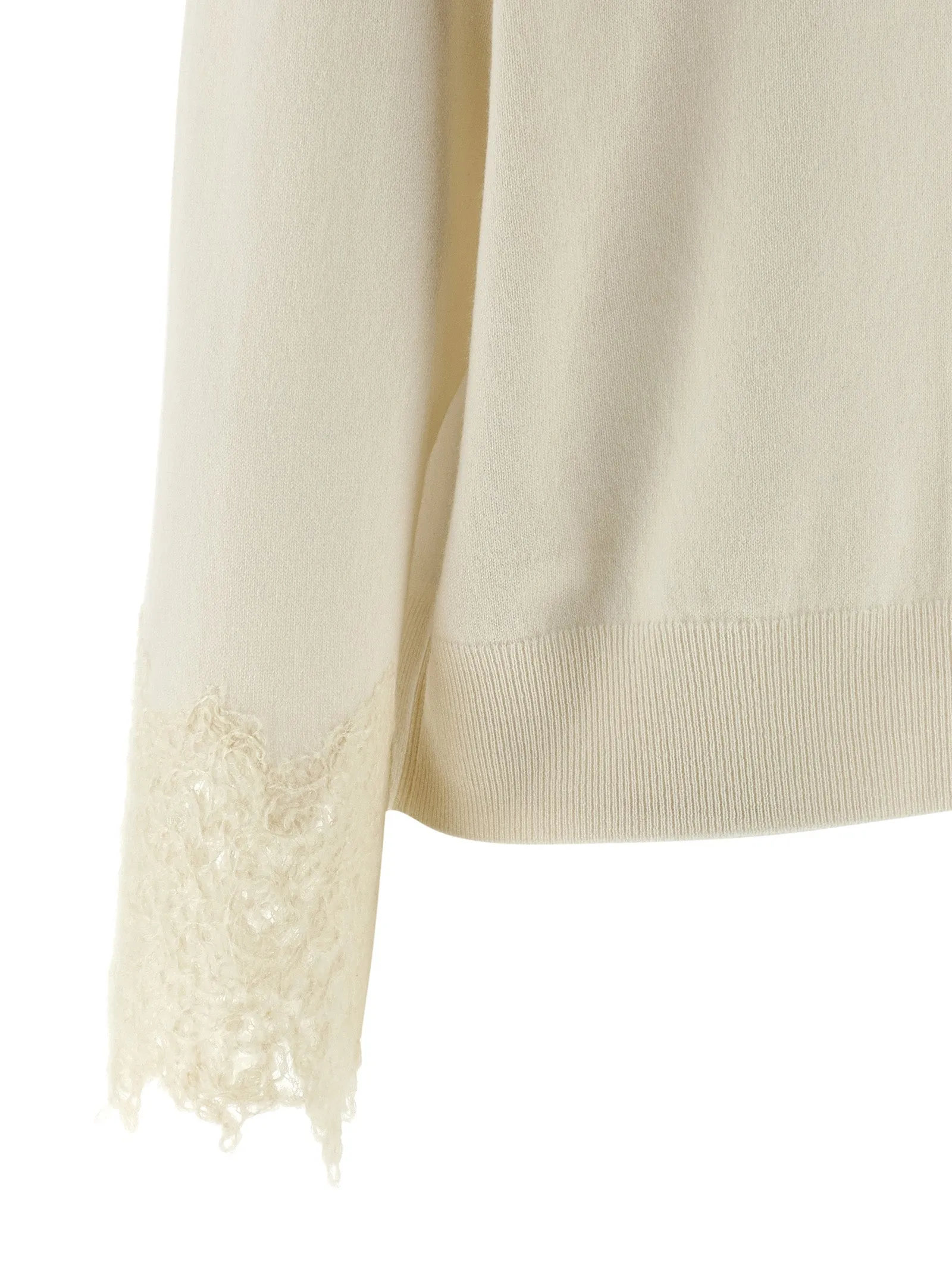 Knit Cuffs Sweaters And Cardigans White sold by Wanan Luxury product image thumbnail 4