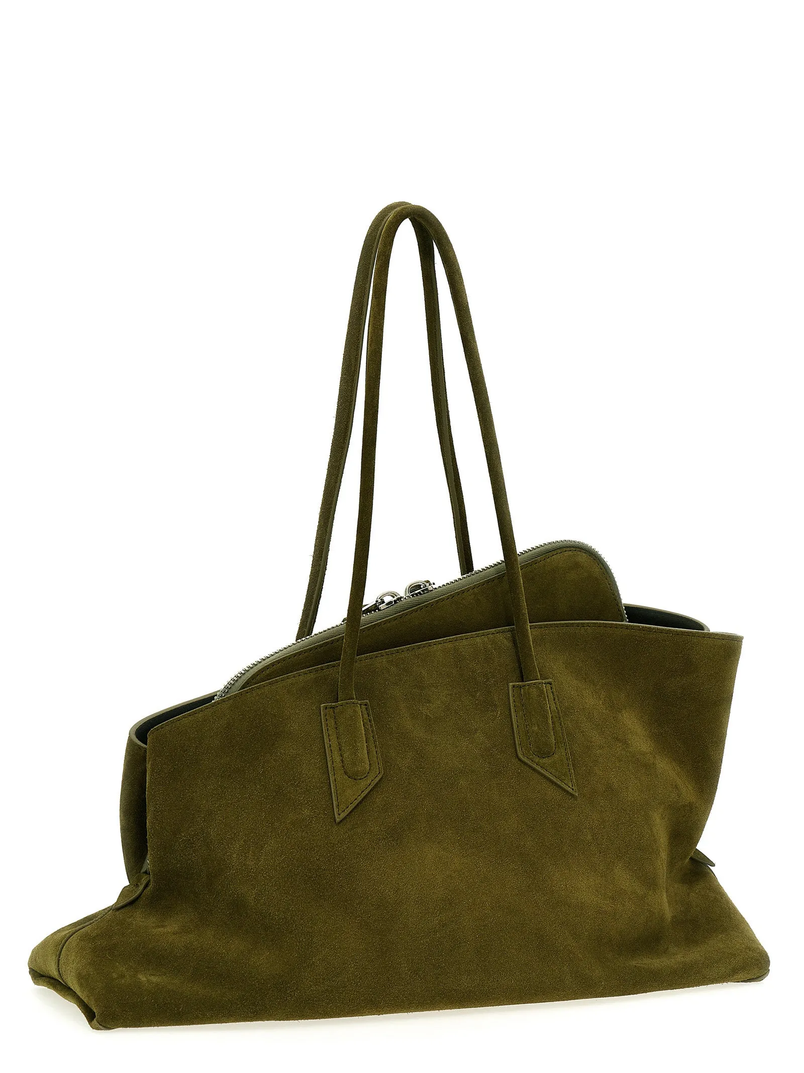 La Passeggiata Medium Shoulder Bags Green sold by Wanan Luxury product image thumbnail 2