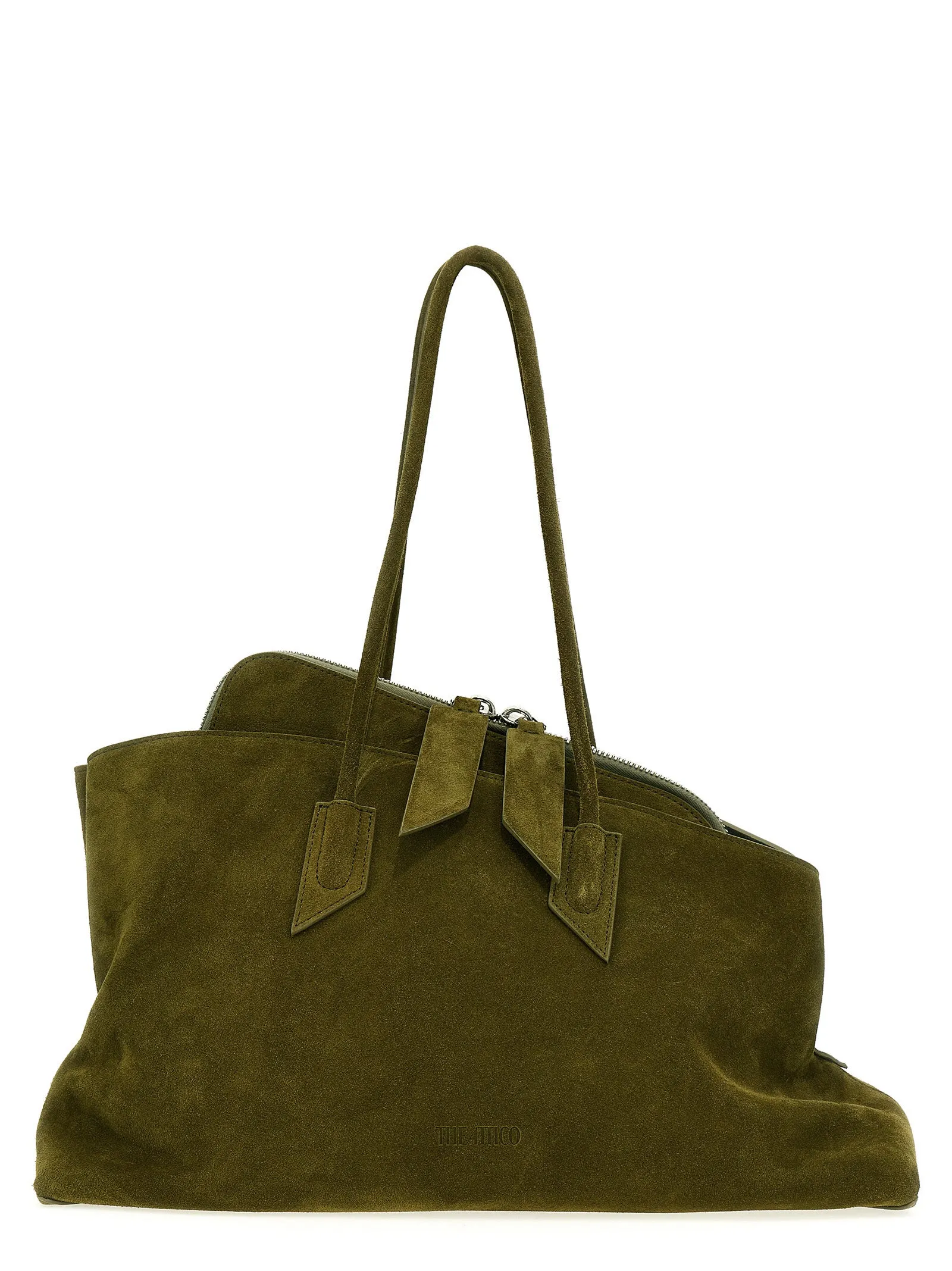 La Passeggiata Medium Shoulder Bags Green sold by Wanan Luxury
