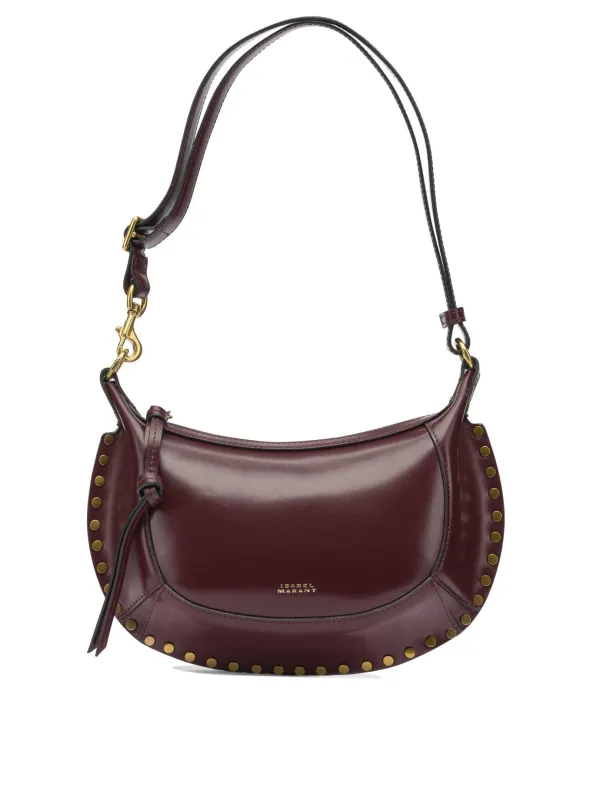 Oskan Moon Shoulder Bags Bordeaux sold by Wanan Luxury