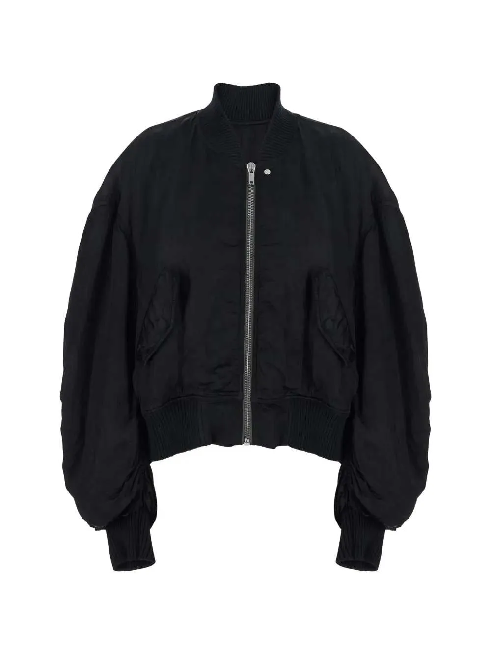 Ruffled Bomber Jacket sold by Wanan Luxury