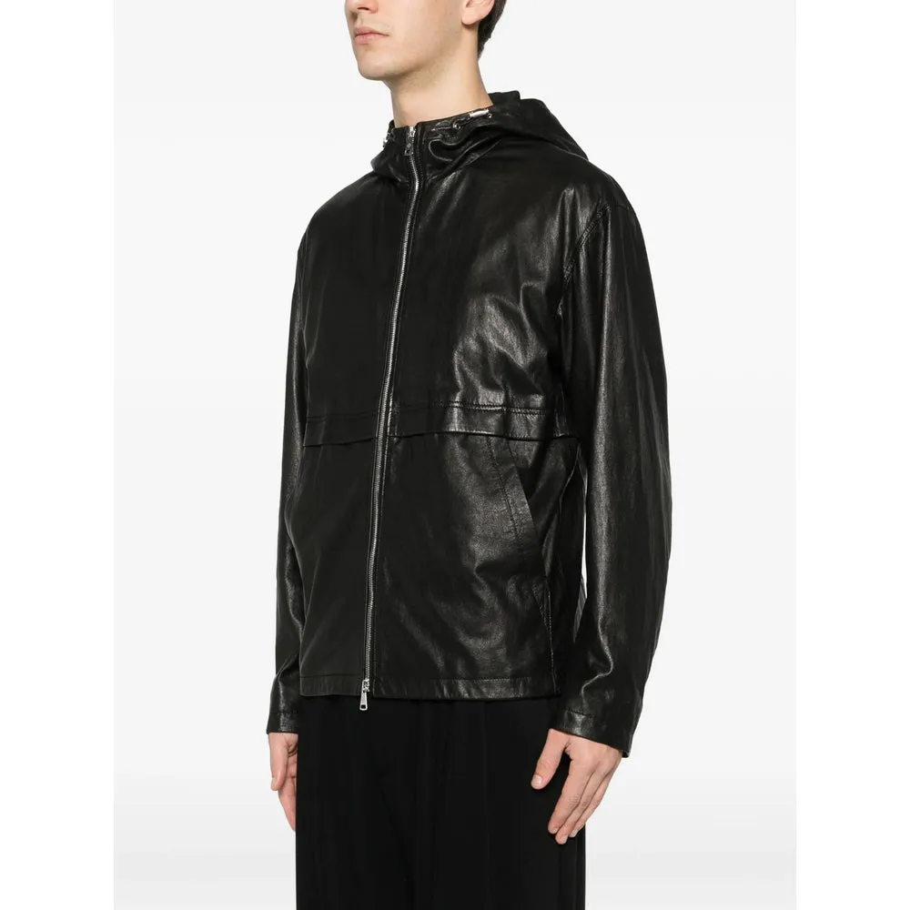 Leather Outerwears Black sold by Wanan Luxury product image thumbnail 4
