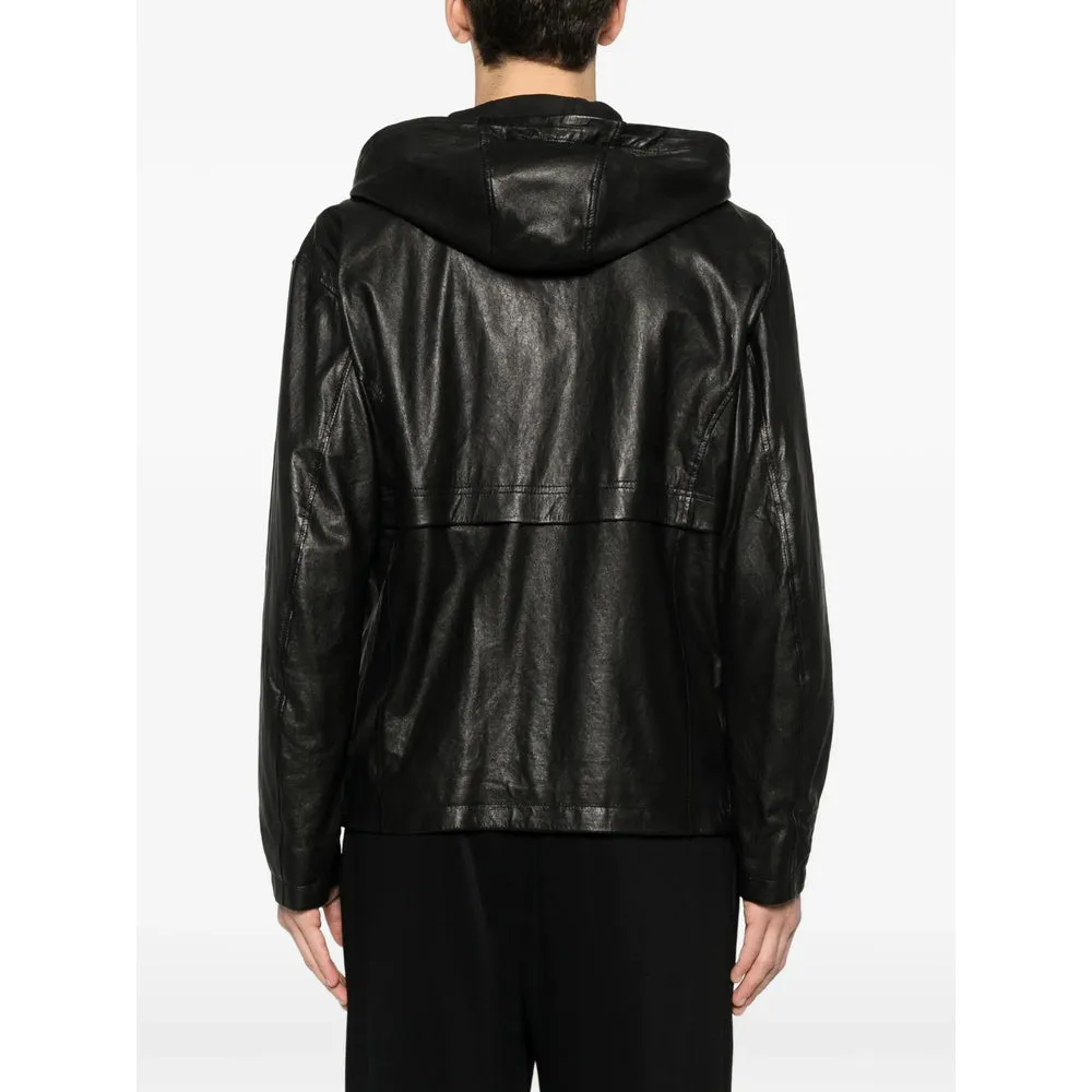 Leather Outerwears Black sold by Wanan Luxury product image thumbnail 3