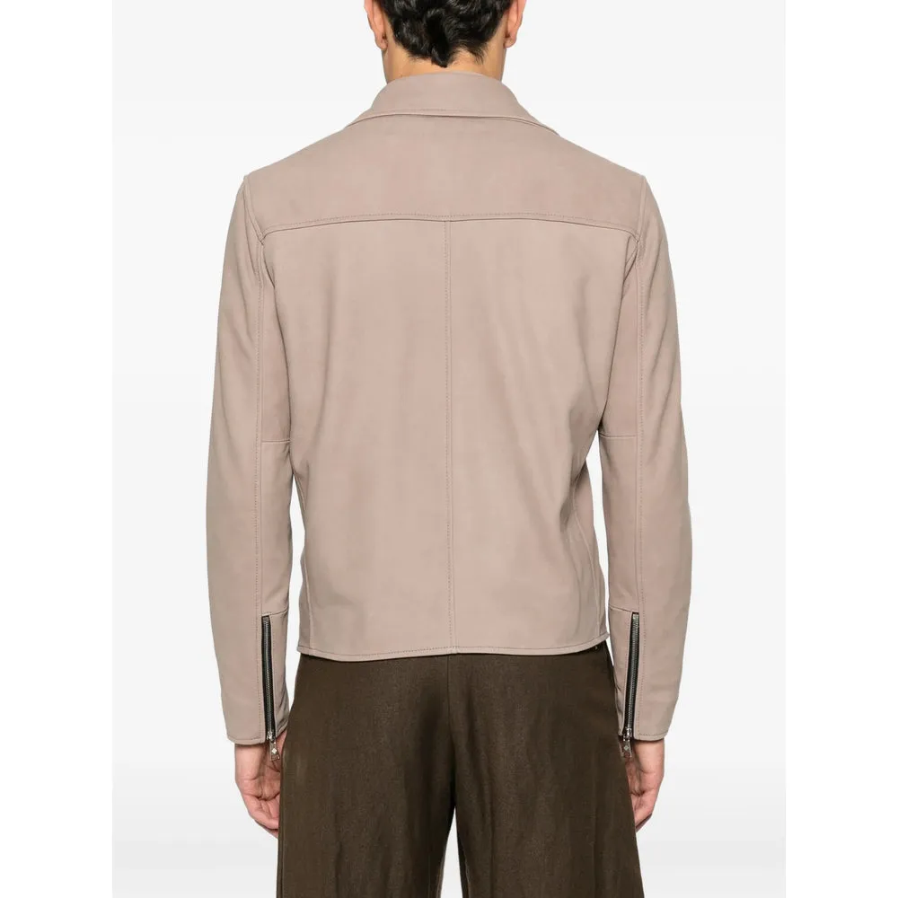 Leather Outerwears Neutral sold by Wanan Luxury product image thumbnail 2