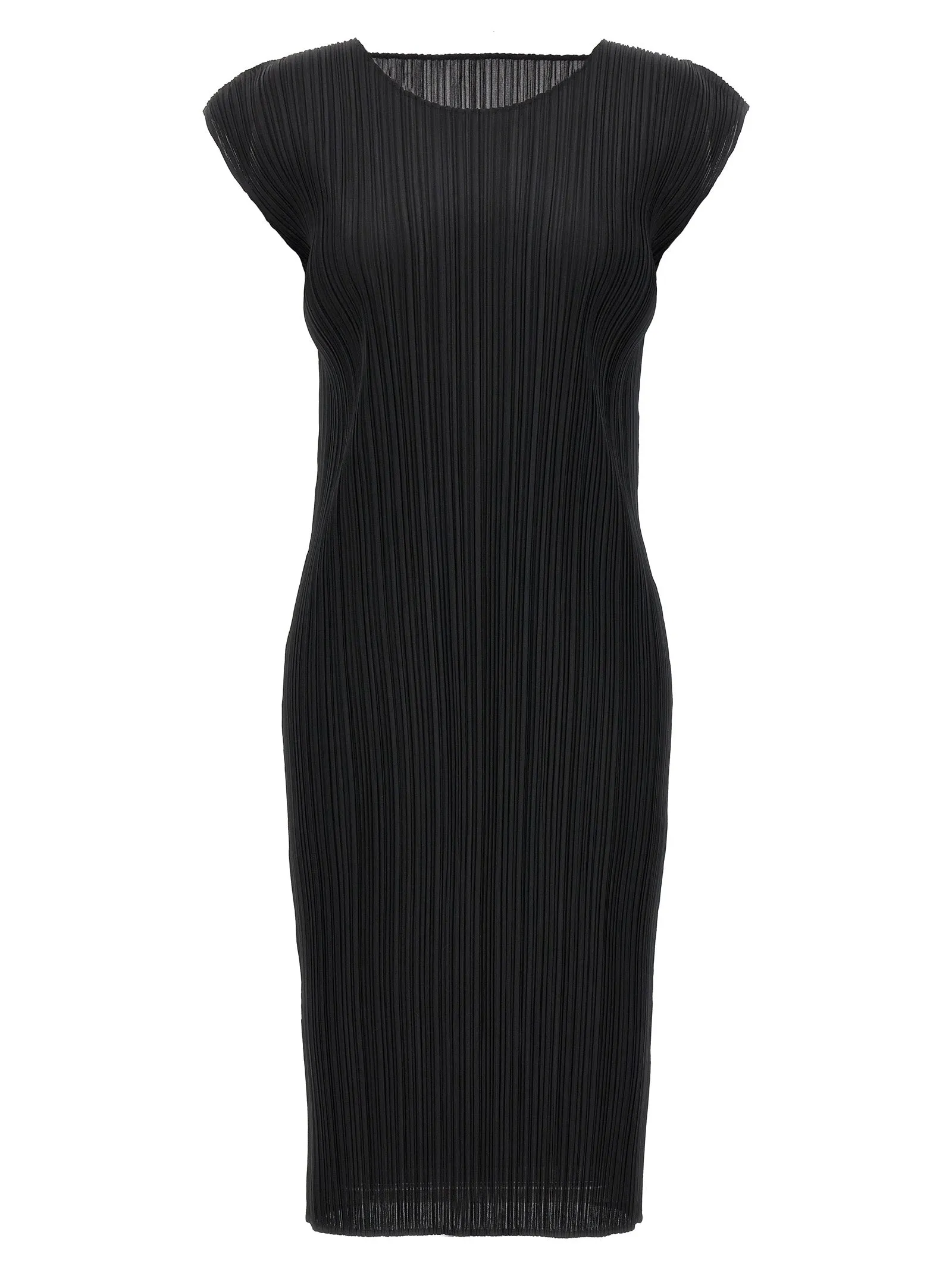 Pleated Dress Dresses Black sold by Wanan Luxury