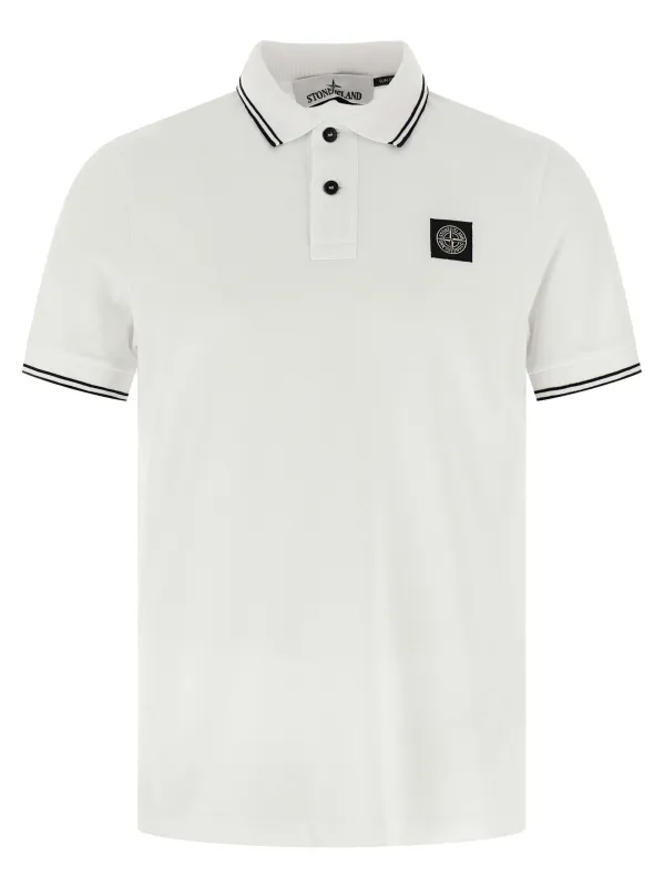 Logo Patch Polo White sold by Wanan Luxury