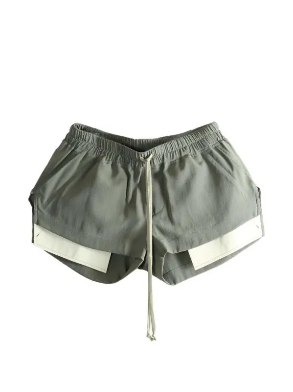 Drawstring Paneled Shorts sold by Wanan Luxury