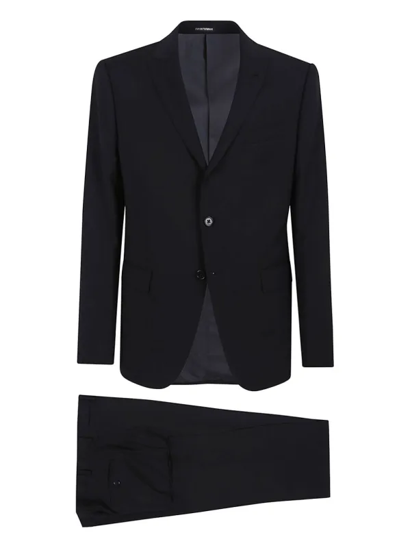 Wool Single-Breasted Suit sold by Wanan Luxury