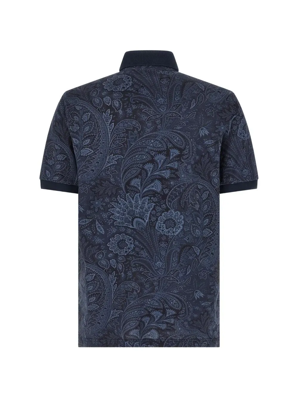 Paisley-Print Cotton Roma Polo sold by Wanan Luxury product image thumbnail 2