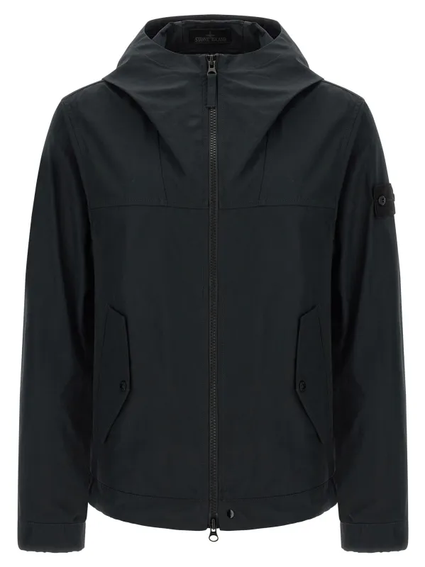 S.I. Ghost Puffer Jackets Black made by Stone Island