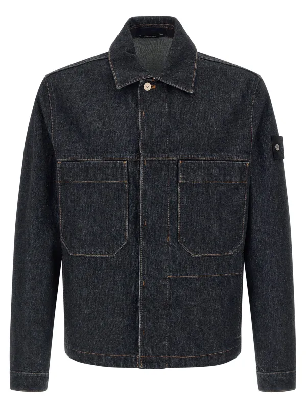 Denim Jacket Puffer Jackets Blue sold by Wanan Luxury