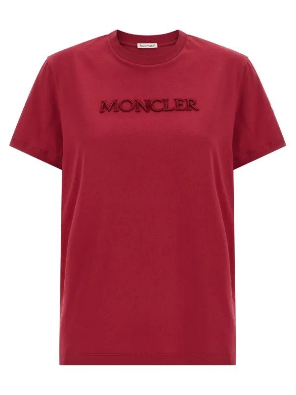 Logo Embroidery T-Shirt Red sold by Wanan Luxury