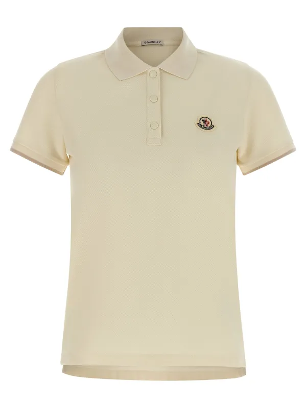 Logo Patch Shirt Polo Beige sold by Wanan Luxury