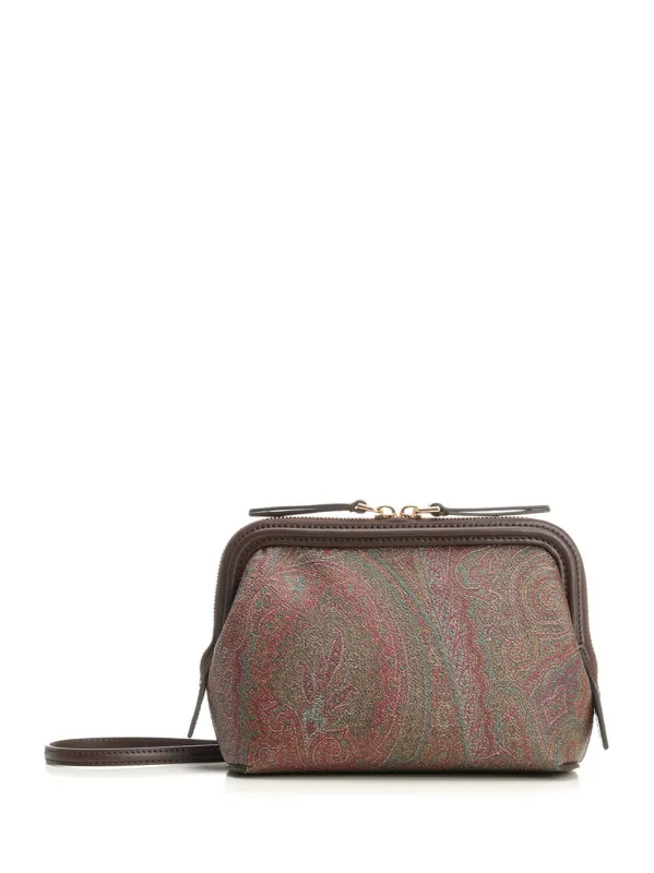 Arnica Clutch In Paisley Canvas Jacquard Crossbody Bags Multicolor sold by Wanan Luxury