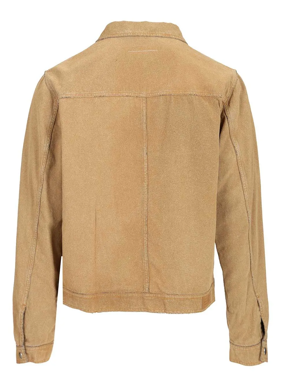 Trucker Jacket Jackets Beige sold by Wanan Luxury product image thumbnail 2