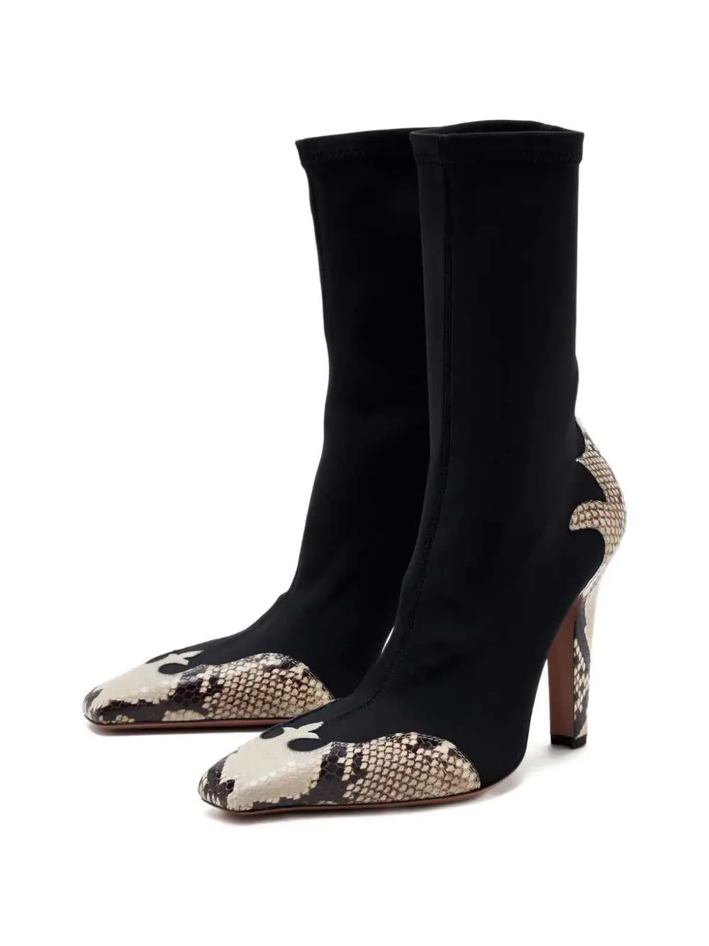 Belle Snakeskin-Effect Ankle Boots sold by Wanan Luxury product image thumbnail 2