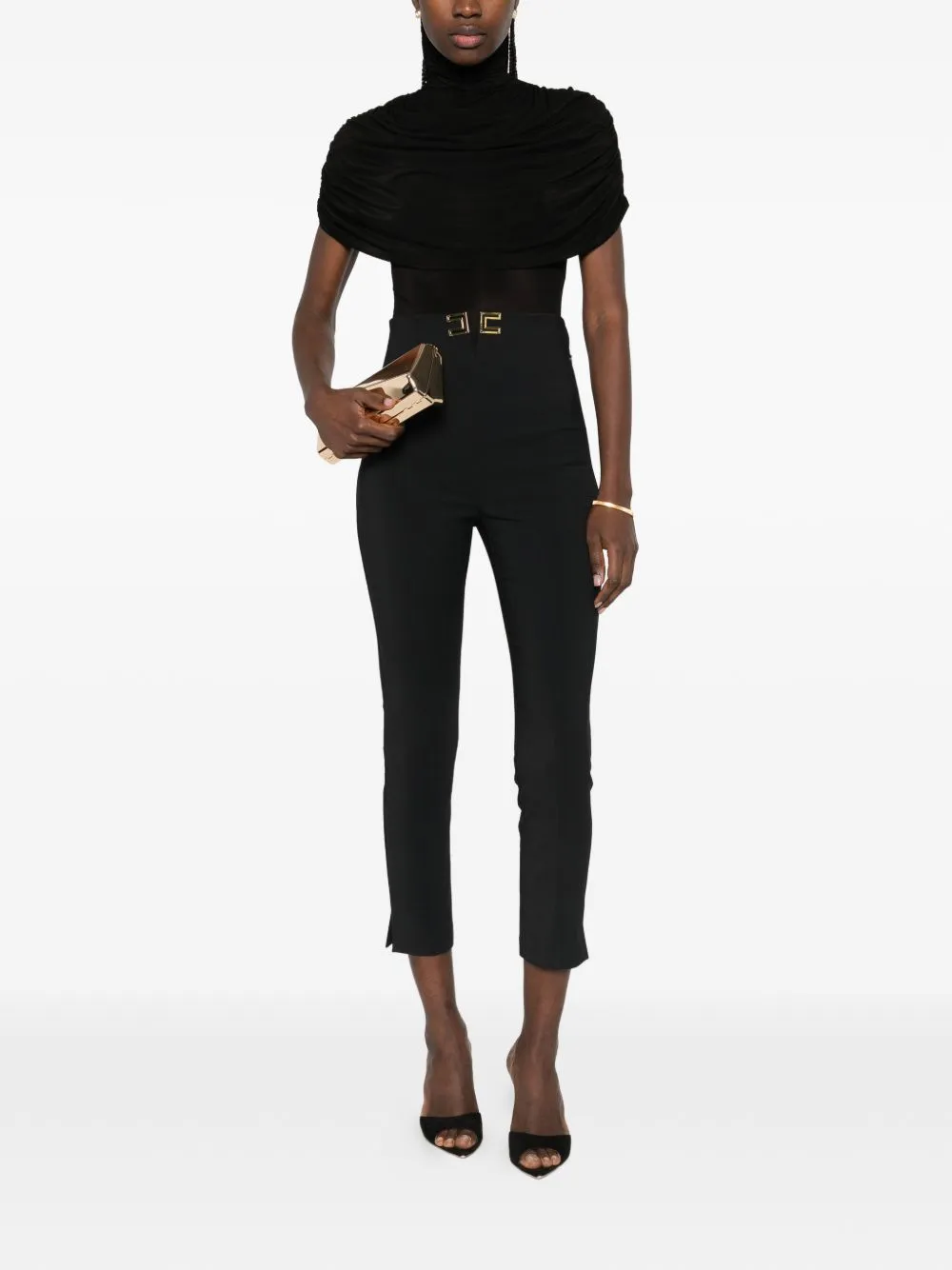 High-Waisted Skinny Trousers sold by Wanan Luxury product image thumbnail 3