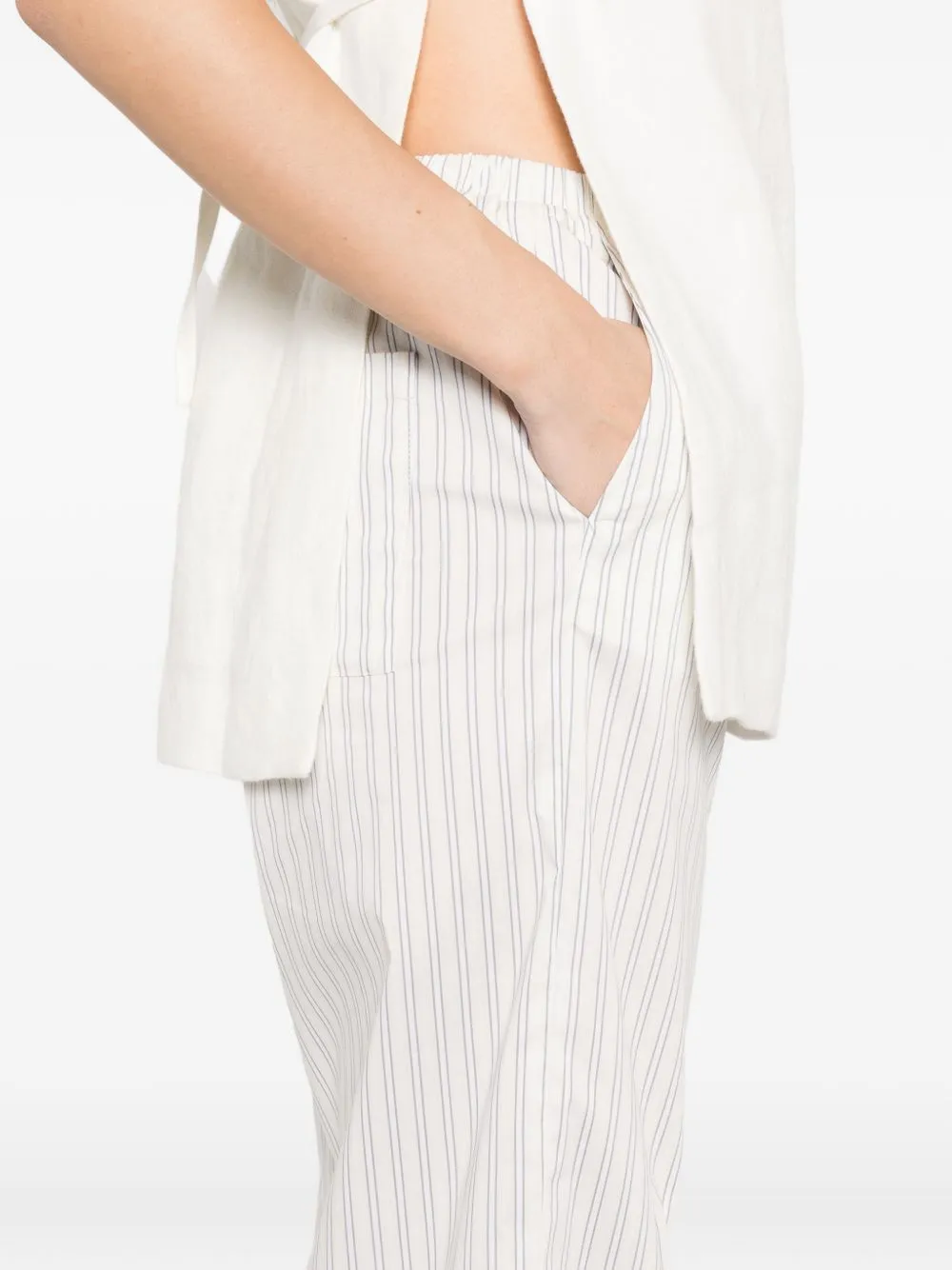 Lia Cotton Blend Trousers sold by Wanan Luxury product image thumbnail 2