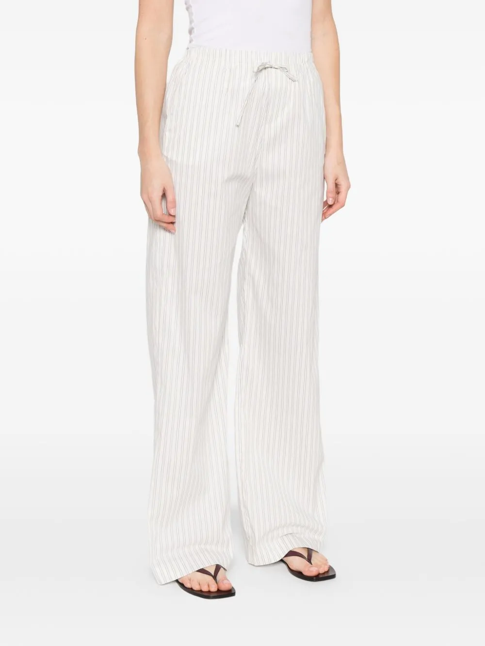 Lia Cotton Blend Trousers sold by Wanan Luxury product image thumbnail 4