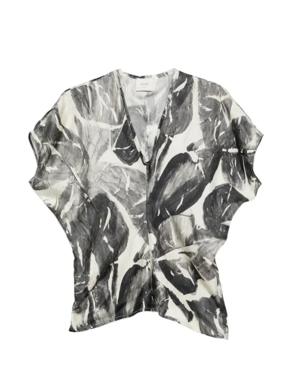 Printed Silk Shirt sold by Wanan Luxury