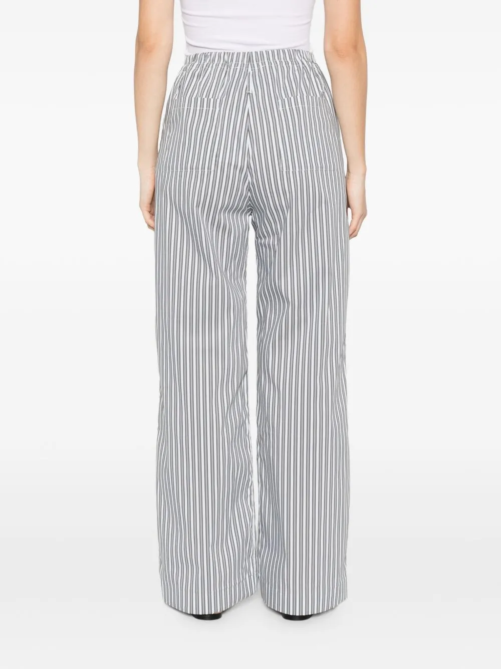 Lia Cotton Blend Trousers sold by Wanan Luxury product image thumbnail 4