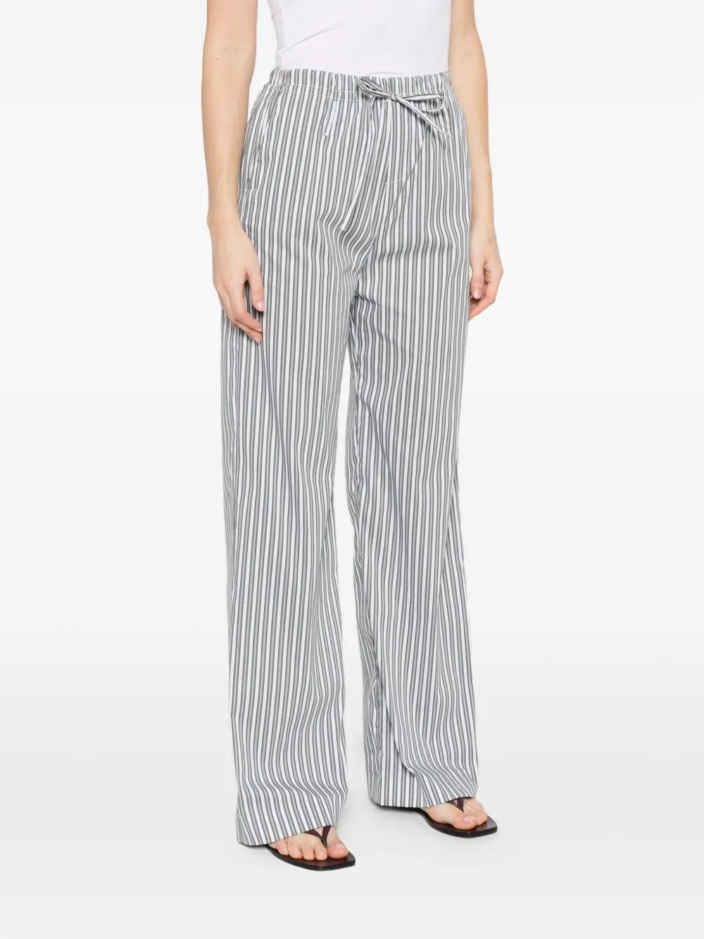 Lia Cotton Blend Trousers sold by Wanan Luxury product image thumbnail 3