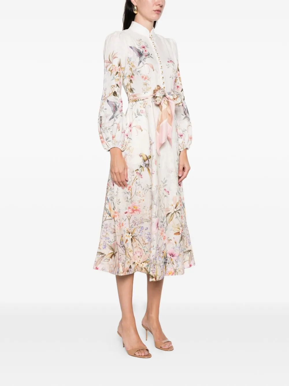 Rebellion Printed Midi Dress sold by Wanan Luxury product image thumbnail 2