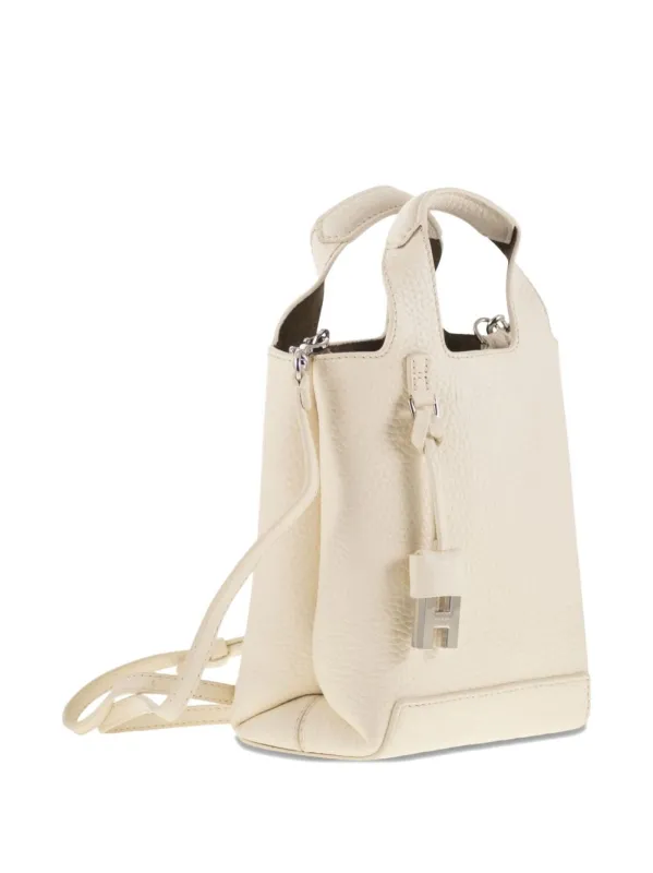 Mini Leather Tote made by Hogan