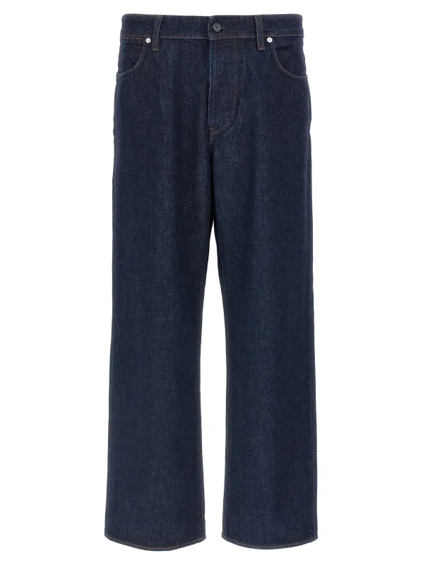 Indigo Denim Jeans Blue sold by Wanan Luxury