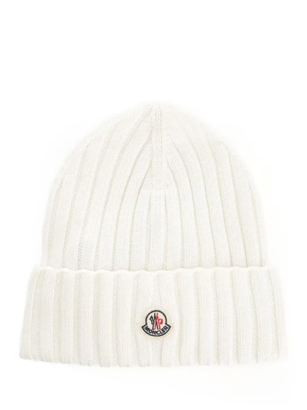 Ribbed Wool Hat Hats White sold by Wanan Luxury