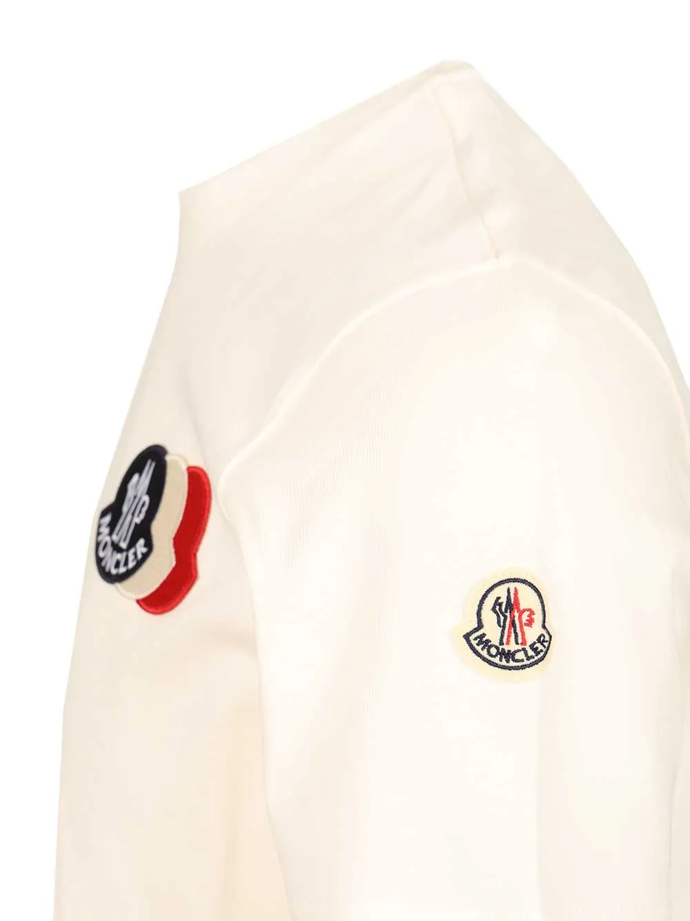 With Embroidered Tricolour Logo T-Shirt White sold by Wanan Luxury product image thumbnail 4