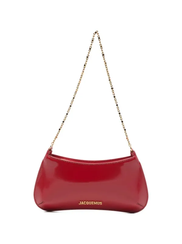 Le Petit Bisou Chaine Leather Shoulder Bag sold by Wanan Luxury