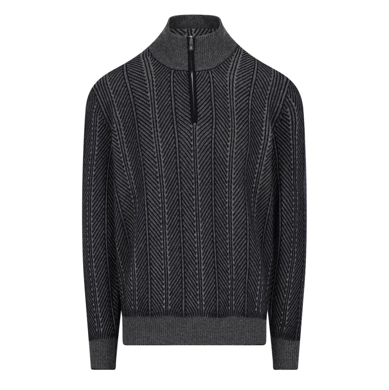 Sweaters Navy+Grigio Scuro sold by Wanan Luxury