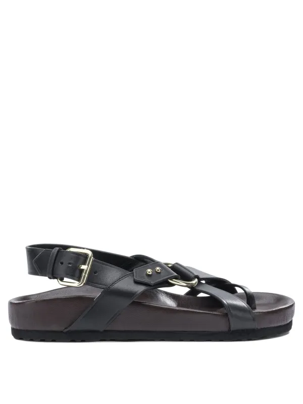Mexico Sandals Black sold by Wanan Luxury