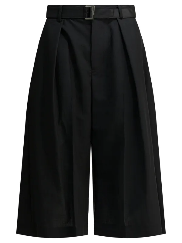 Tailored Short Pants Trousers Black sold by Wanan Luxury