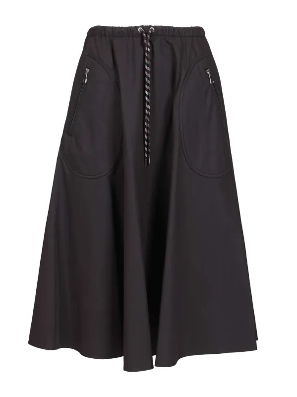 Midi Skirt Skirts Blue sold by Wanan Luxury