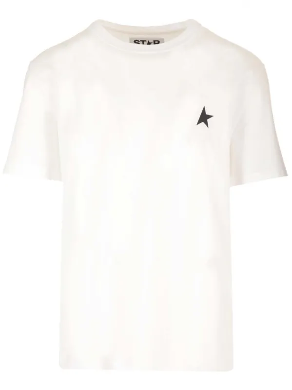 Cotton T-Shirt White made by Golden Goose