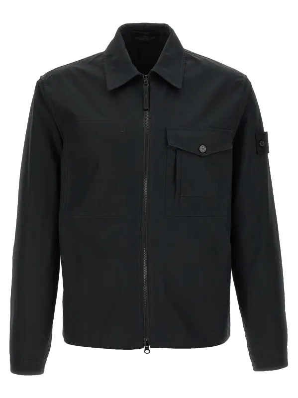 Cotton Overshirt Shirt And Blouse Black sold by Wanan Luxury