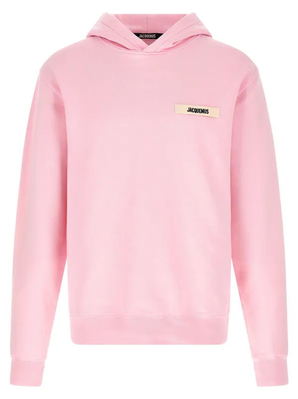 Le Hoodie Gros-Grain Sweatshirt Pink sold by Wanan Luxury