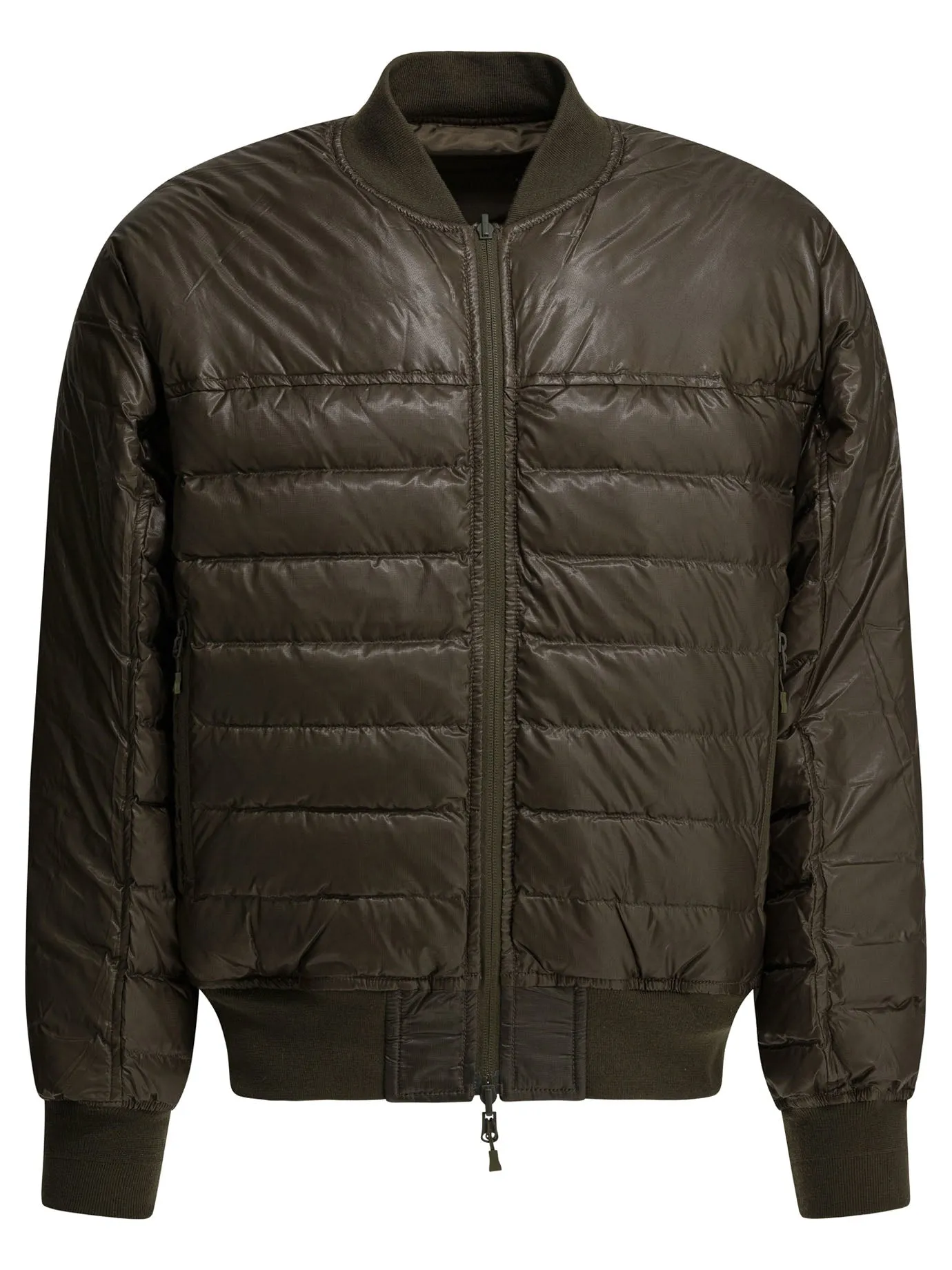 Reversible Nylon Bomber Jacket Jackets And Coats Brown sold by Wanan Luxury product image thumbnail 2