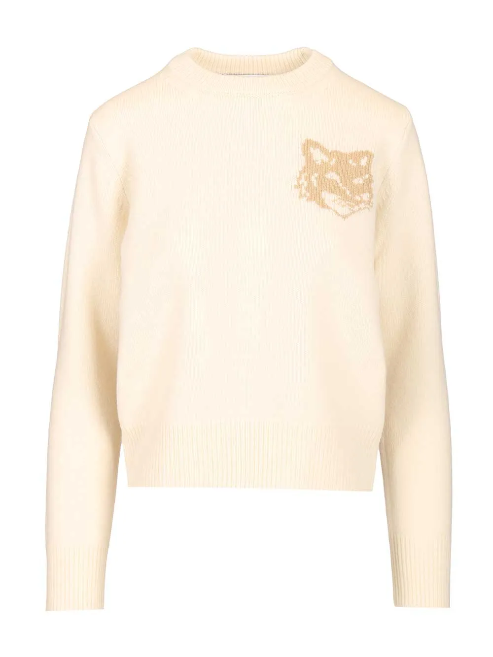 Merino Wool Sweater Knitwear Beige sold by Wanan Luxury