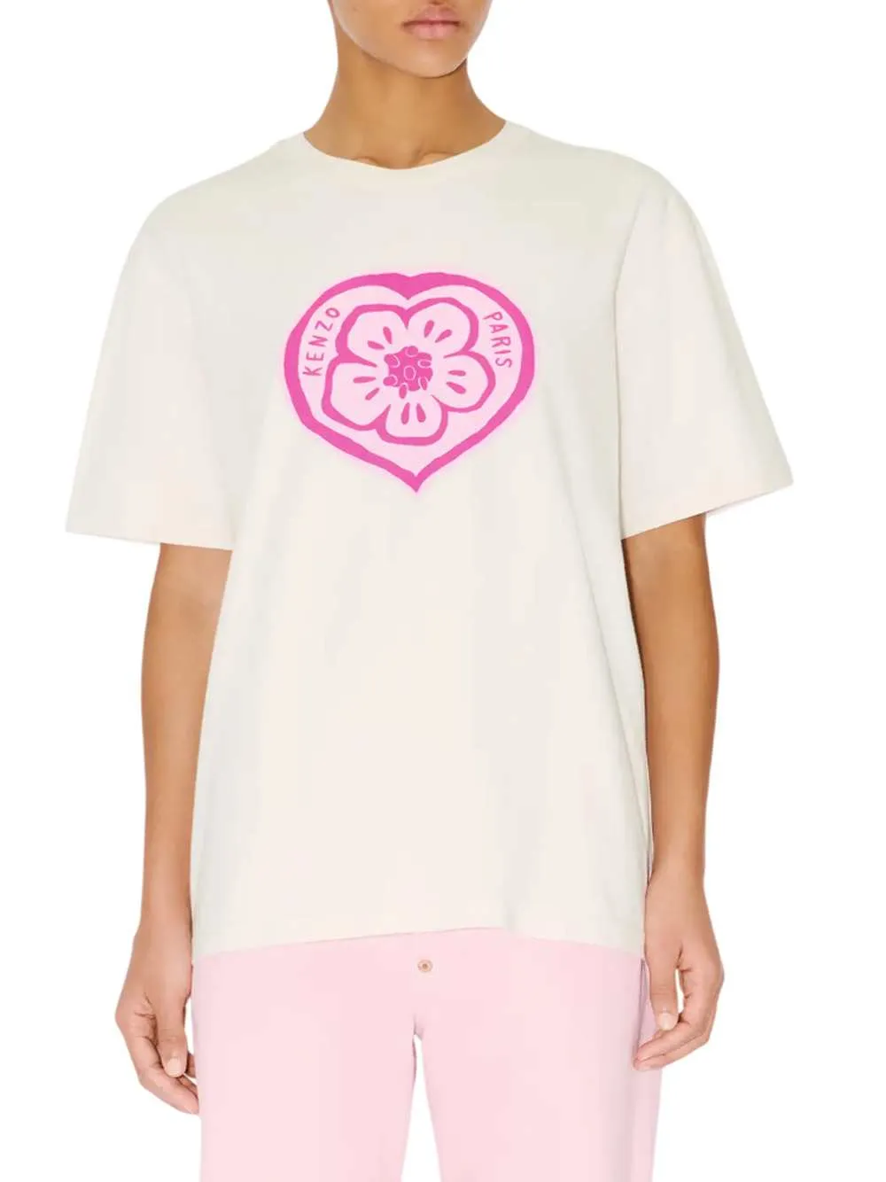 Loose-Fitting Cotton T-Shirt "Kenzo Boke Heart" sold by Wanan Luxury product image thumbnail 4