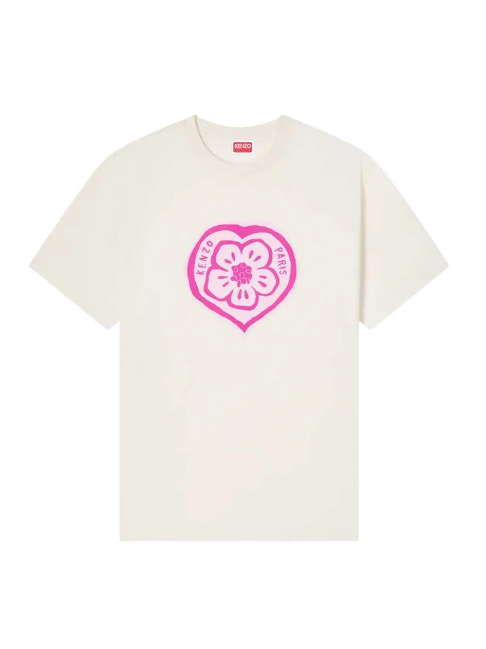 Loose-Fitting Cotton T-Shirt "Kenzo Boke Heart" sold by Wanan Luxury