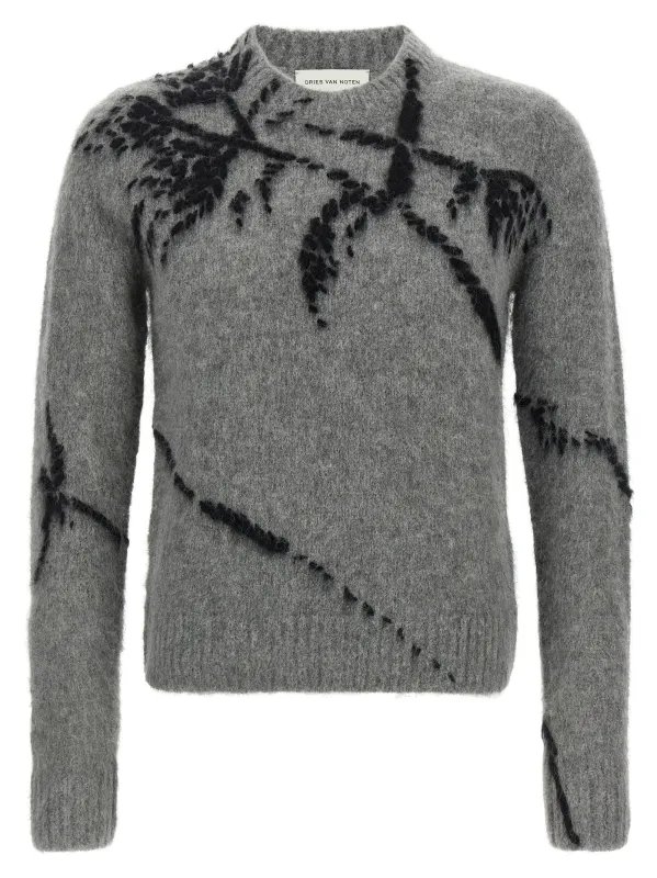 Mouche Sweaters And Cardigans Gray sold by Wanan Luxury