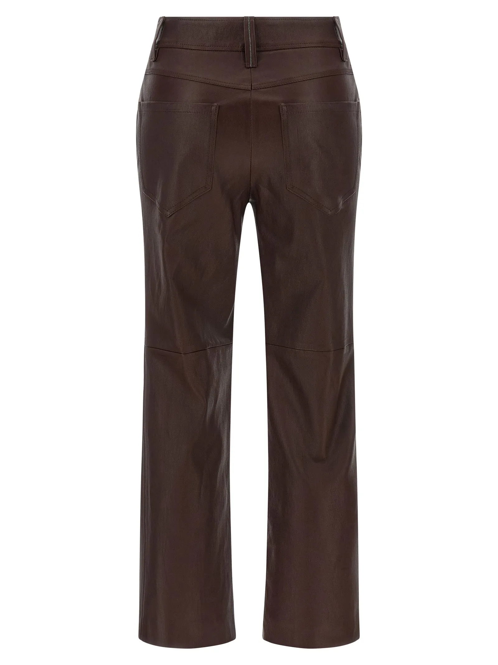 Square Cigarette Pants Brown sold by Wanan Luxury product image thumbnail 2