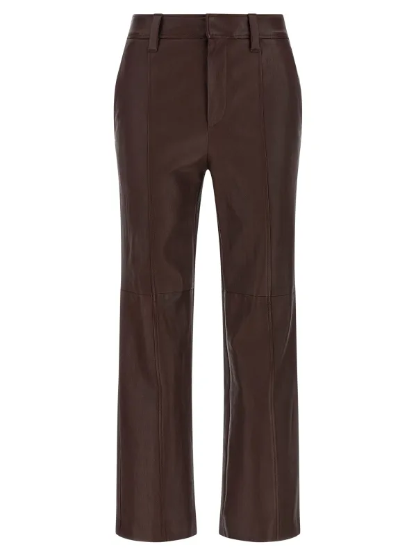 Square Cigarette Pants Brown made by Brunello Cucinelli