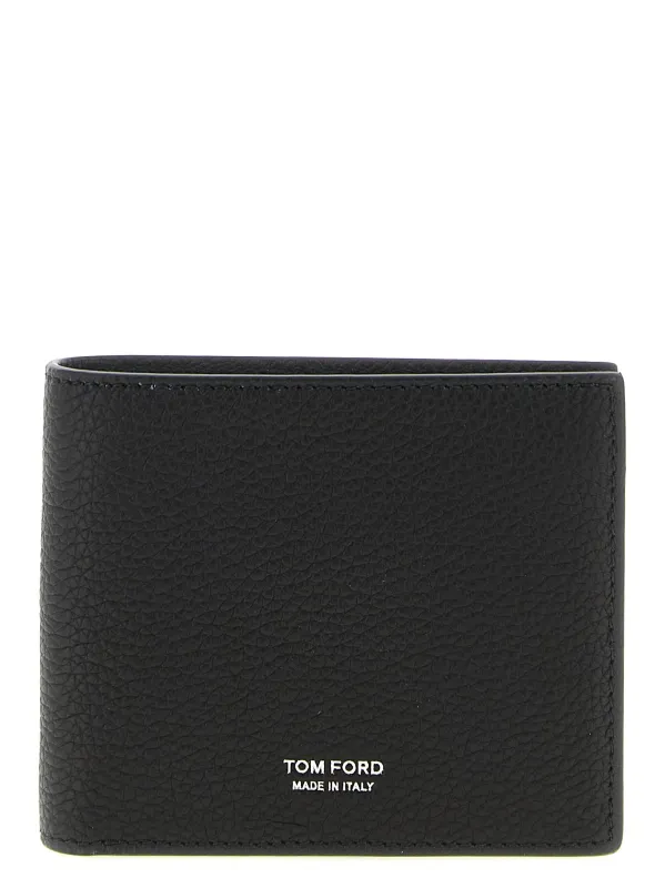 Logo Wallet Wallets And Card Holders Black made by Tom Ford
