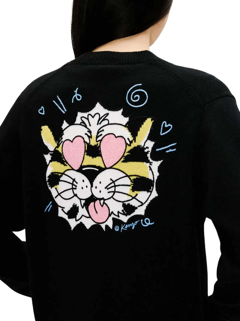 "Kenzo Wild Tiger" Wool And Cotton Cardigan sold by Wanan Luxury product image thumbnail 5