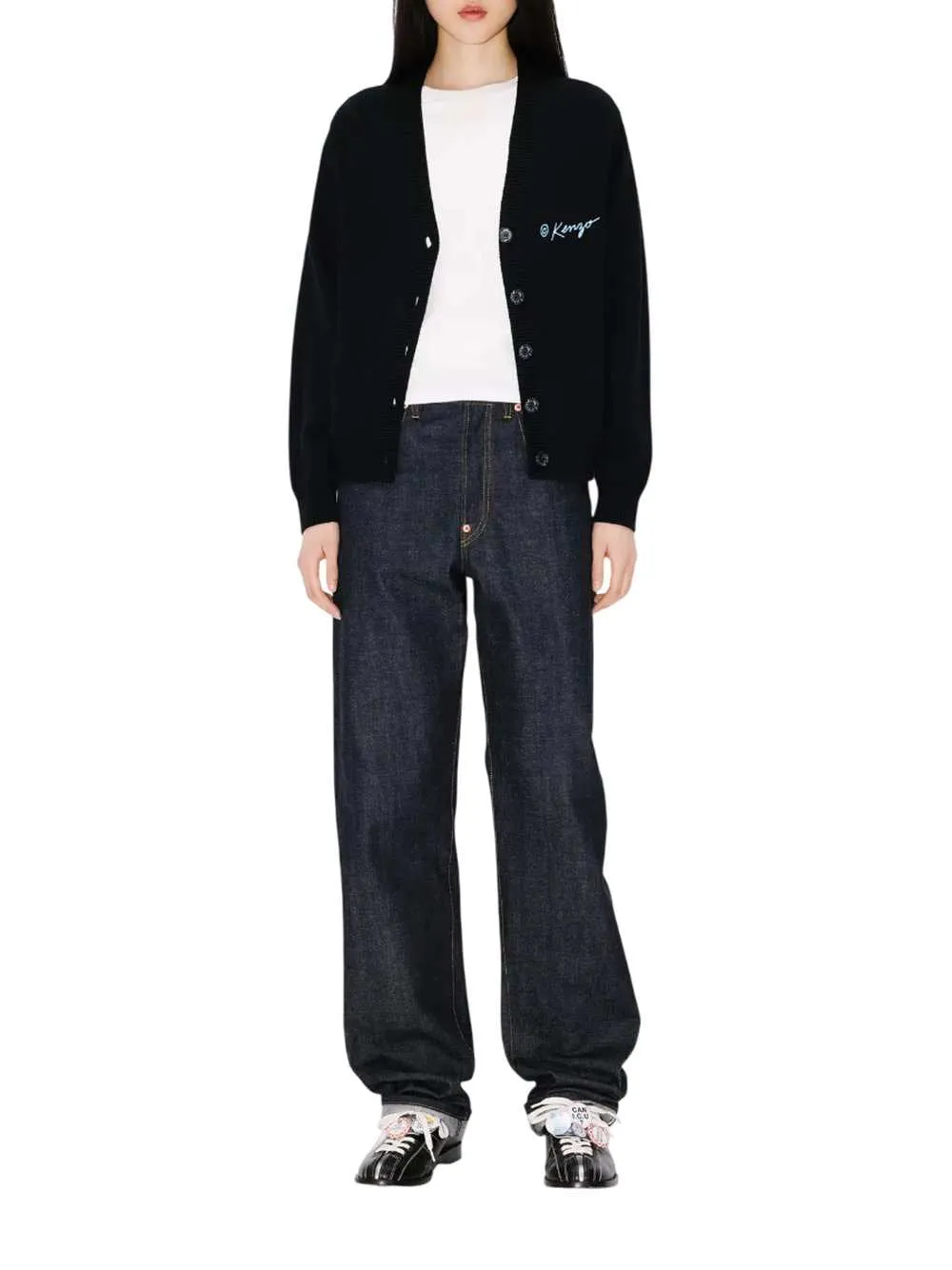 "Kenzo Wild Tiger" Wool And Cotton Cardigan sold by Wanan Luxury product image thumbnail 2